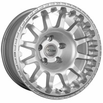 JANTE EVO CORSE ATLAS NK SILVER 8x17" ET -15 POUR TOYOTA HDJ80 KZJ/KDJ90/95 ET HILUX