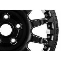 JANTE EVO CORSE ATLAS NK NOIR MAT 8x17" ET -15 POUR TOYOTA HDJ80 KZJ/KDJ90/95 ET HILUX