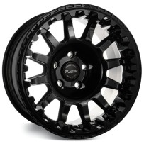 JANTE EVO CORSE ATLAS NK NOIR BRILLANT 8x17" ET -15 POUR TOYOTA HDJ80 KZJ/KDJ90/95 ET HILUX