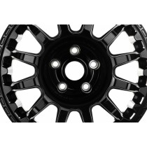 JANTE EVO CORSE ATLAS NK NOIR BRILLANT 8x17" ET -15 POUR TOYOTA HDJ80 KZJ/KDJ90/95 ET HILUX