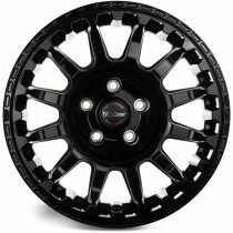 JANTE EVO CORSE ATLAS NK NOIR BRILLANT 8x17" ET -15 POUR TOYOTA HDJ80 KZJ/KDJ90/95 ET HILUX
