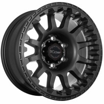JANTE EVO CORSE ATLAS NK ANTHRACITE MAT 8x17" ET -15 POUR TOYOTA HDJ80 KZJ/KDJ90/95 ET HILUX