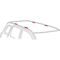 GALERIE DE TOIT TUBULAIRE POUR NISSAN TERRANO II Court (3 portes)
