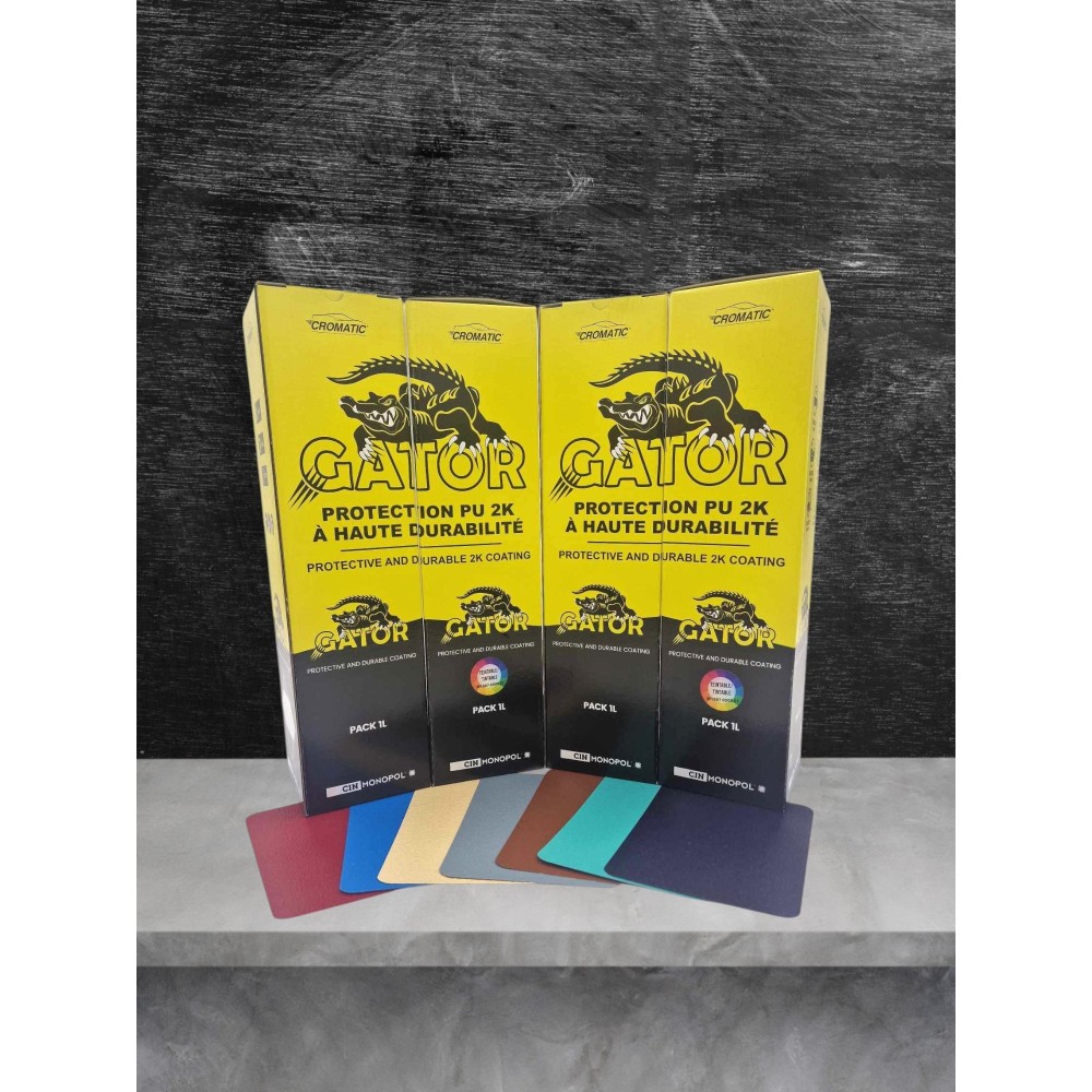 GATOR LINER 2K TEINTABLE – Kit 4 bouteilles (4L)