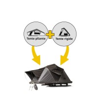 Tente de toit Roof Space 4 – Grande tente familiale 4 places