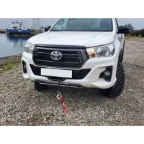 Platine de treuil intégrée au pare-chocs d'origine pour Toyota Hilux Revo avant 12/2020