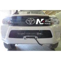 Platine de treuil intégrée au pare-chocs d'origine pour Toyota Hilux Revo avant 12/2020