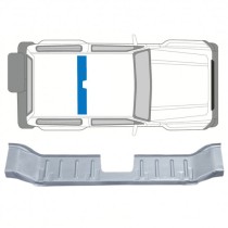 Panneau plancher central Suzuki Samurai 1981+ - Acier robuste - Droit