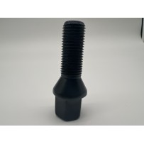 Goujon de roue noir 14x150 - Hex 17mm - Cône 60° - L33mm