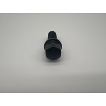Goujon de roue noir 14x150 - Hex 17mm - Cône 60° - L33mm