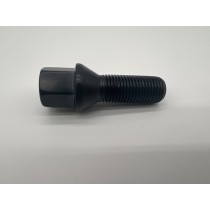 Goujon de roue noir 14x150 - Hex 17mm - Cône 60° - L33mm