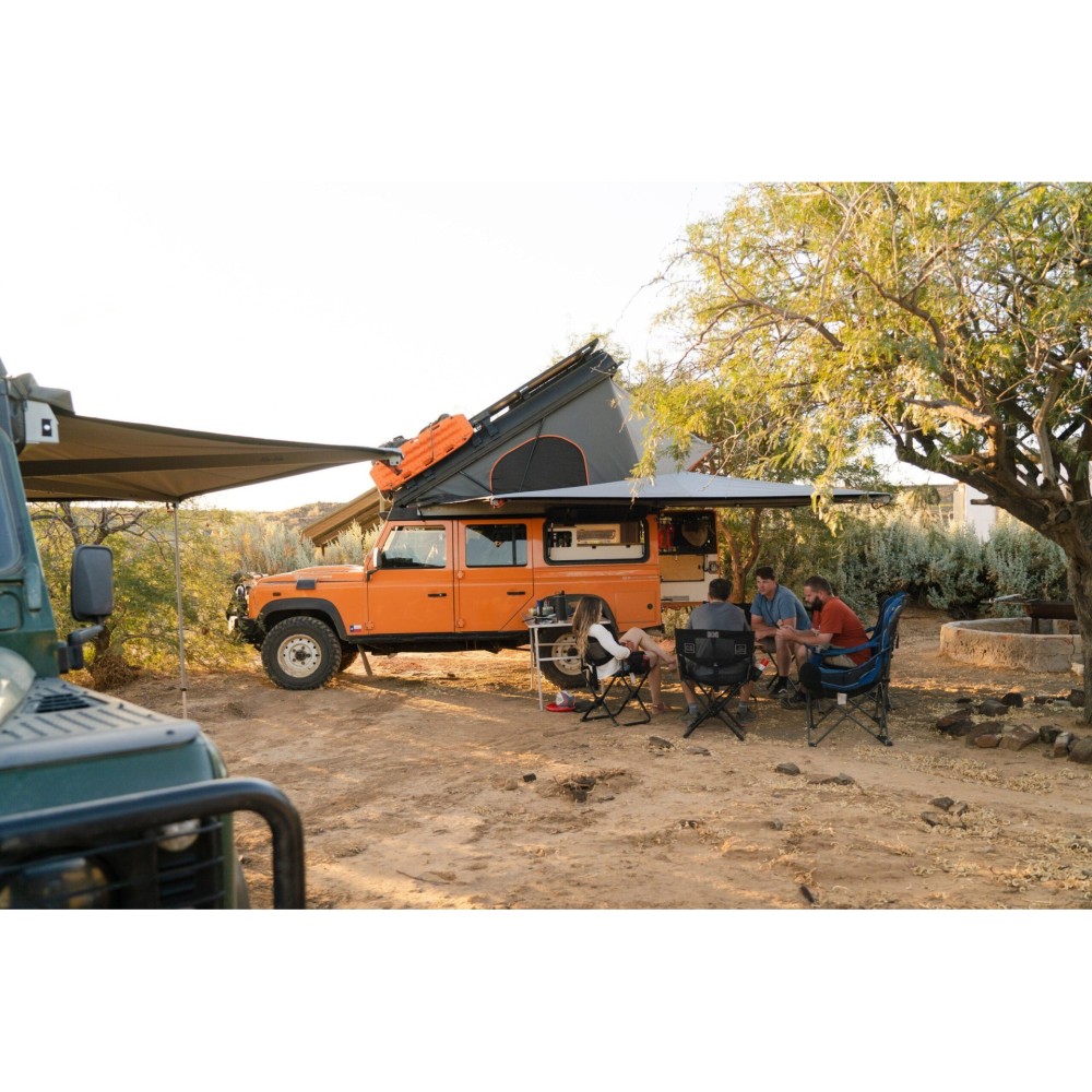 Support dauvent 270° gauche pour toit relevable Alu-Cab Land Rover Defender Alu-Cab