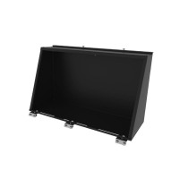 Compartiment latéral Alu-Cab 750mm noir : rangement 4x4 robuste
