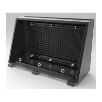 Grille et compartiments latéraux 750mm Alu-Cab pour hardtop 4x4