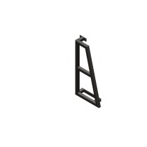 Échelle Hardtop Adventure 48cm Gauche Alu-Cab – Accès facile 4x4