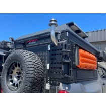 Plaque support Molle droite Alu-Cab pour hardtop camper cheminée