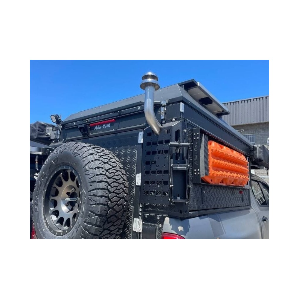 Plaque support Molle droite Alu-Cab pour hardtop camper cheminée