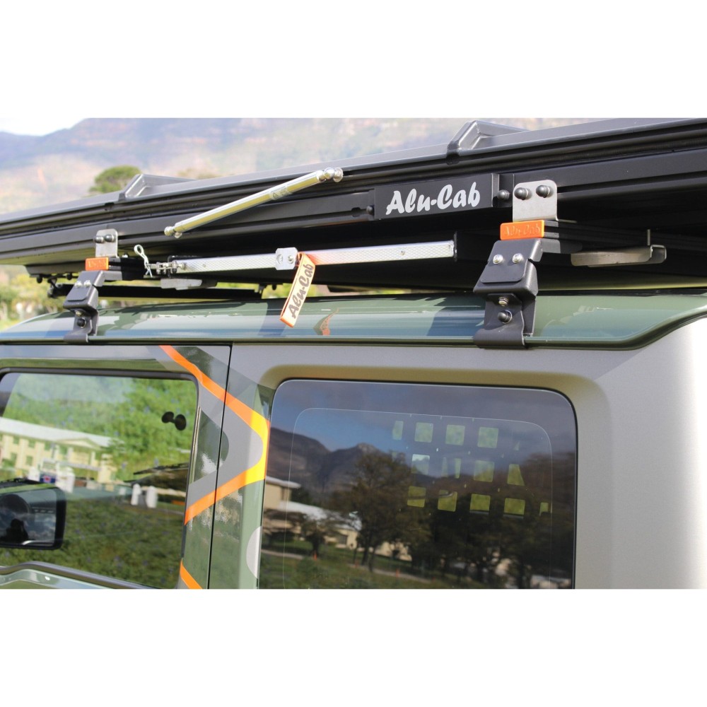 Supports de gouttière Alu-Cab pour barres de toit 4x4 robustes