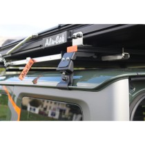 Supports de gouttière Alu-Cab pour barres de toit 4x4 robustes