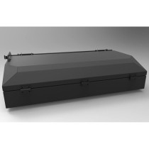  Coffre de toit noir 250L Alu-Cab : rangement sécurisé 4x4 robustes 