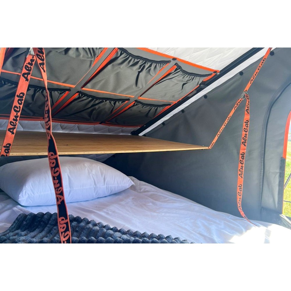 Table pliante Khaya Camper Alu-Cab pour toit relevable Icarus/Hercules