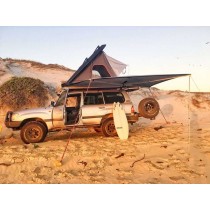 Auvent 270° Alu-Cab 2m60 gauche – Ombre & protection raid