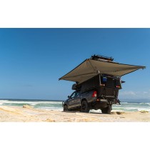 Auvent 270° Alu-Cab 2m60 gauche – Ombre & protection raid
