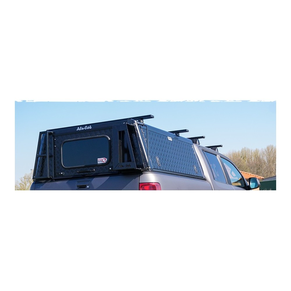 Hardtop Adventure noir Alu-Cab Isuzu D-Max 2012-2020 robuste