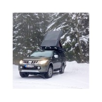 Hardtop Explorer noir lisse Mitsubishi L200 et Fiat Fullback 2016+ double cabine Alu-Cab