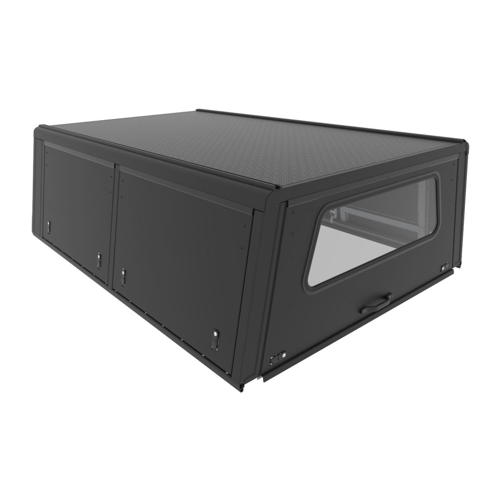 Hardtop Explorer Alu-Cab noir Toyota Land Cruiser 79, ultra robuste