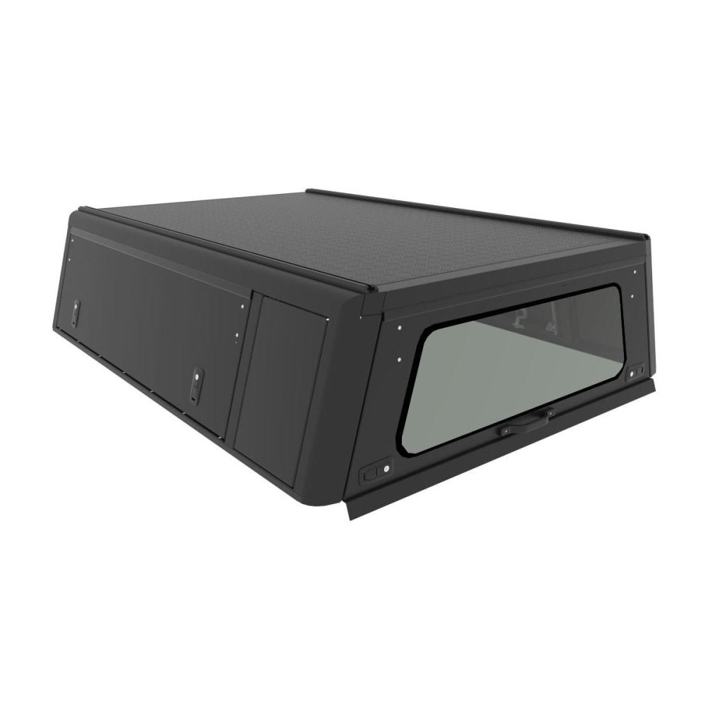 Hardtop Explorer alu noir Nissan Navara King-Cab 2005-2015 robuste