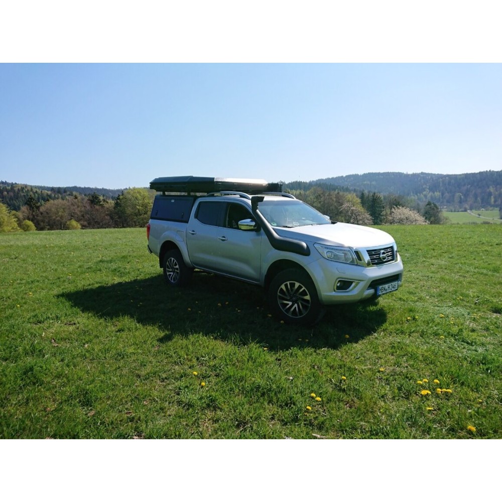  Hardtop noir Alu-Cab Nissan Navara NP300 Double Cabine 2015+ robuste 
