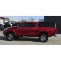 Hardtop noir Alu-Cab pour Toyota Hilux Revo Xtra-Cab 2016+ robuste