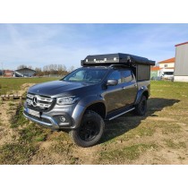 Hardtop Canopy Camper Mercedes Classe X : bivouac luxe Alu-Cab