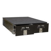 Tiroirs double 750 mm Alu-Cab : rangement 4x4 robuste et pratique
