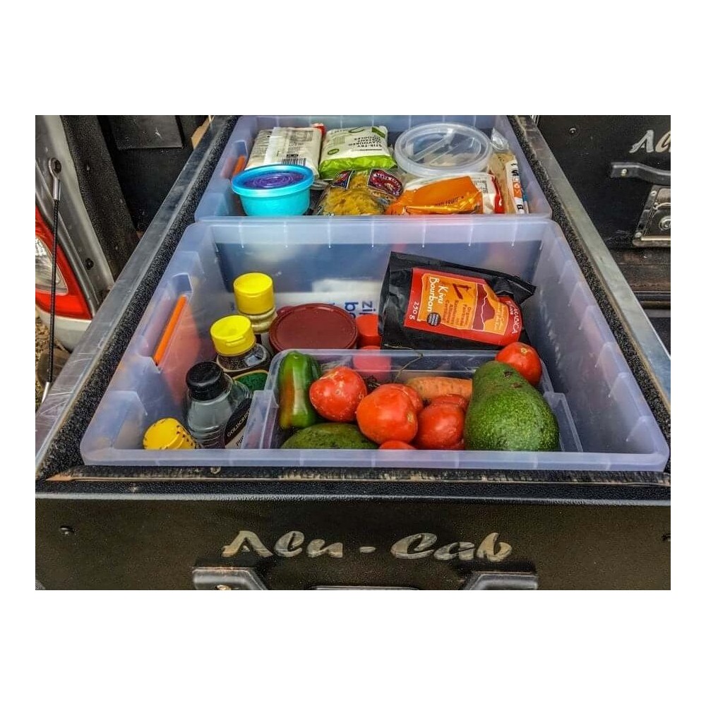 Tiroir simple 1450 mm Alu-Cab : rangement 4x4 robuste et léger