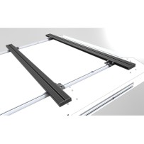  Pieds pour barres de toit Alu-Cab noirs 00mm – Robustesse 4x4 