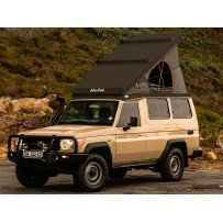 Toit relevable Alu-Cab Hercules G2 noir pour Land Cruiser 75/78
