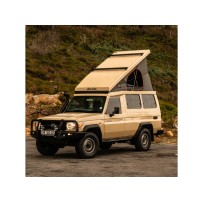 Toit relevable Alu-Cab Hercules G2 beige pour Land Cruiser 75/78