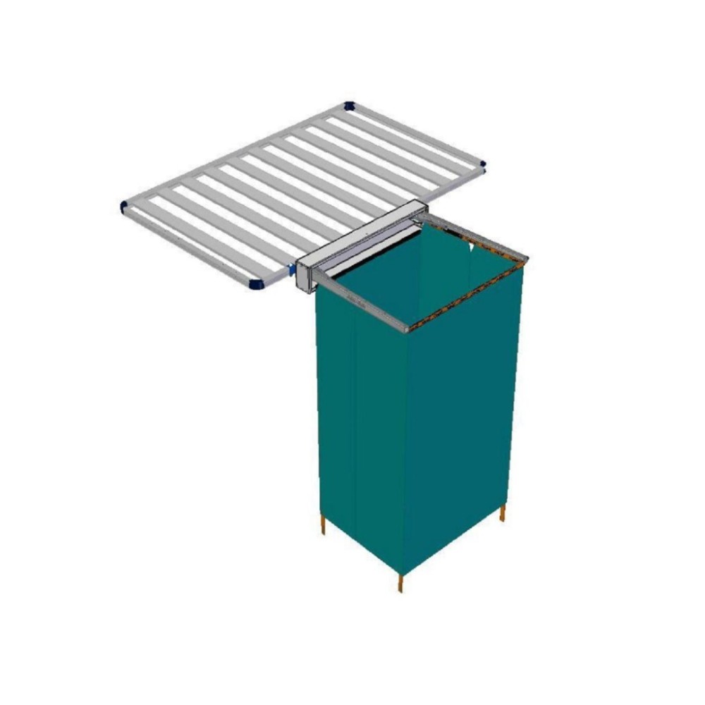 Support Alu-Cab Shower Cube pour galerie FrontRunner - Offroad