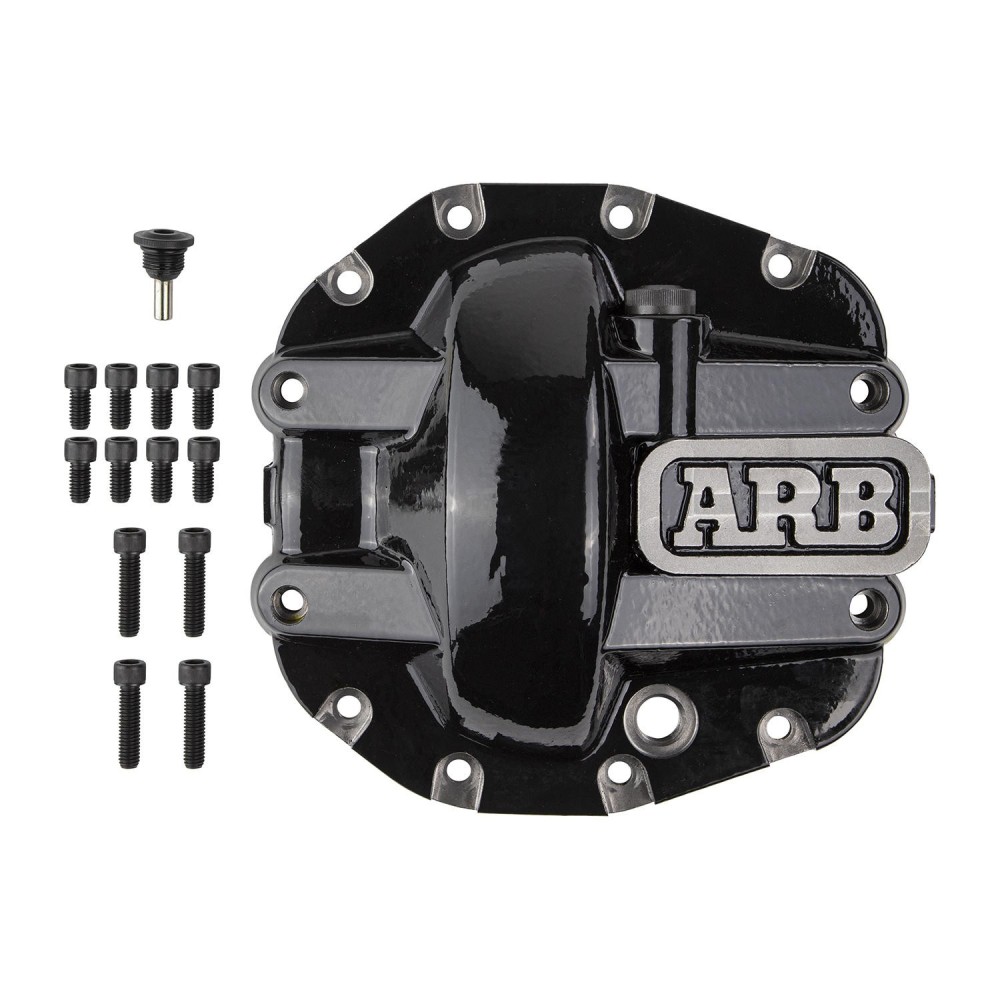 Couvercle de Pont Avant JL Sport ARB Noir – Protection 4x4 Robuste
