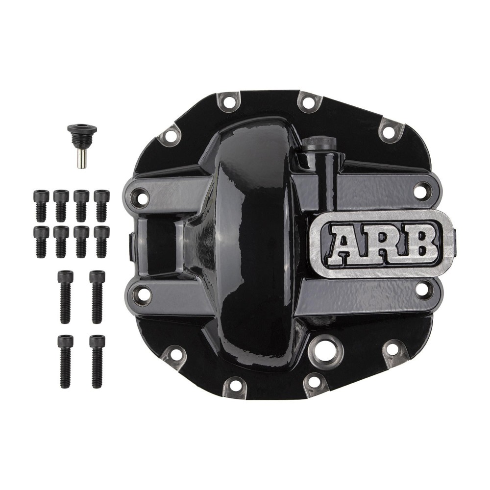 DIFF COVER JL SPORT REAR BLACK ARB : Protection Pont 4x4 Haut de Gamme
