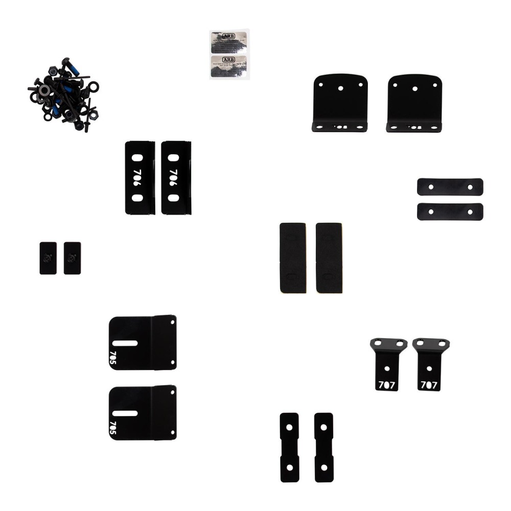 Barres de toit ARB Triton MQ/MR 15+ : Kit robuste pour hardtop 4x4