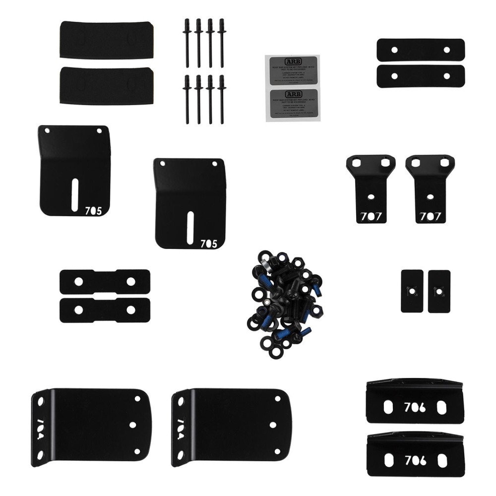 Barres de Toit Légères ARB pour Colorado/DMAX 12+ – Kit Complet