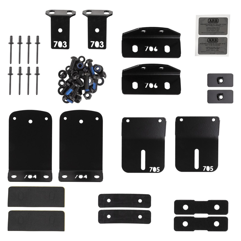 Barres de toit ARB Colorado/DMAX 12+ : Kit léger, robuste & pratique