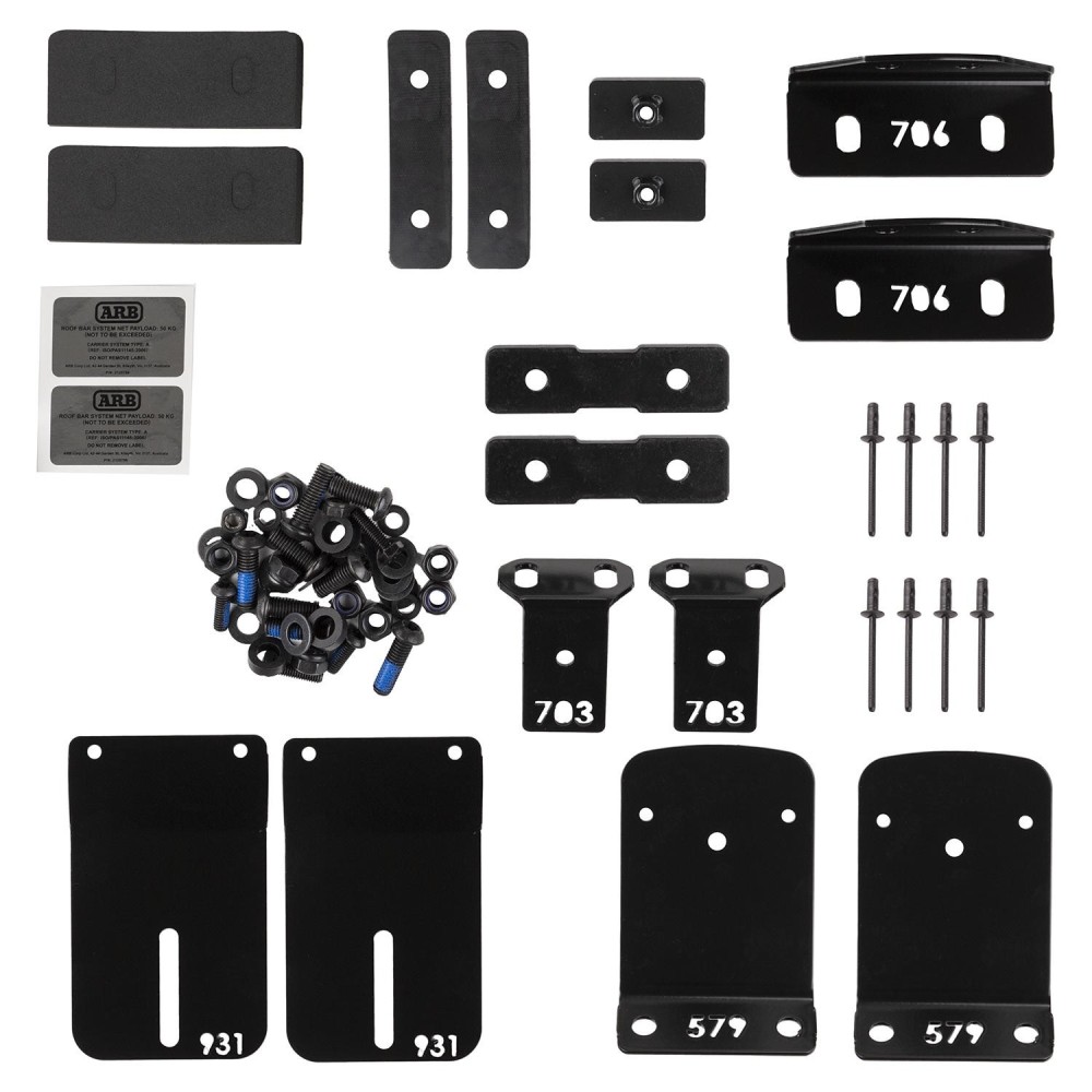 MNT KIT ROOFBAR ARB pour BT50/DMAX 2020+ - Robustesse & Style 4x4