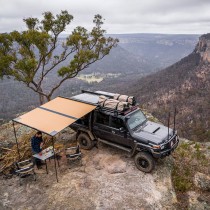 Auvent aluminium noir 2m ARB avec lumière – Offroad & bivouac