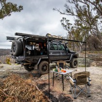 Auvent aluminium noir 2m ARB avec lumière – Offroad & bivouac