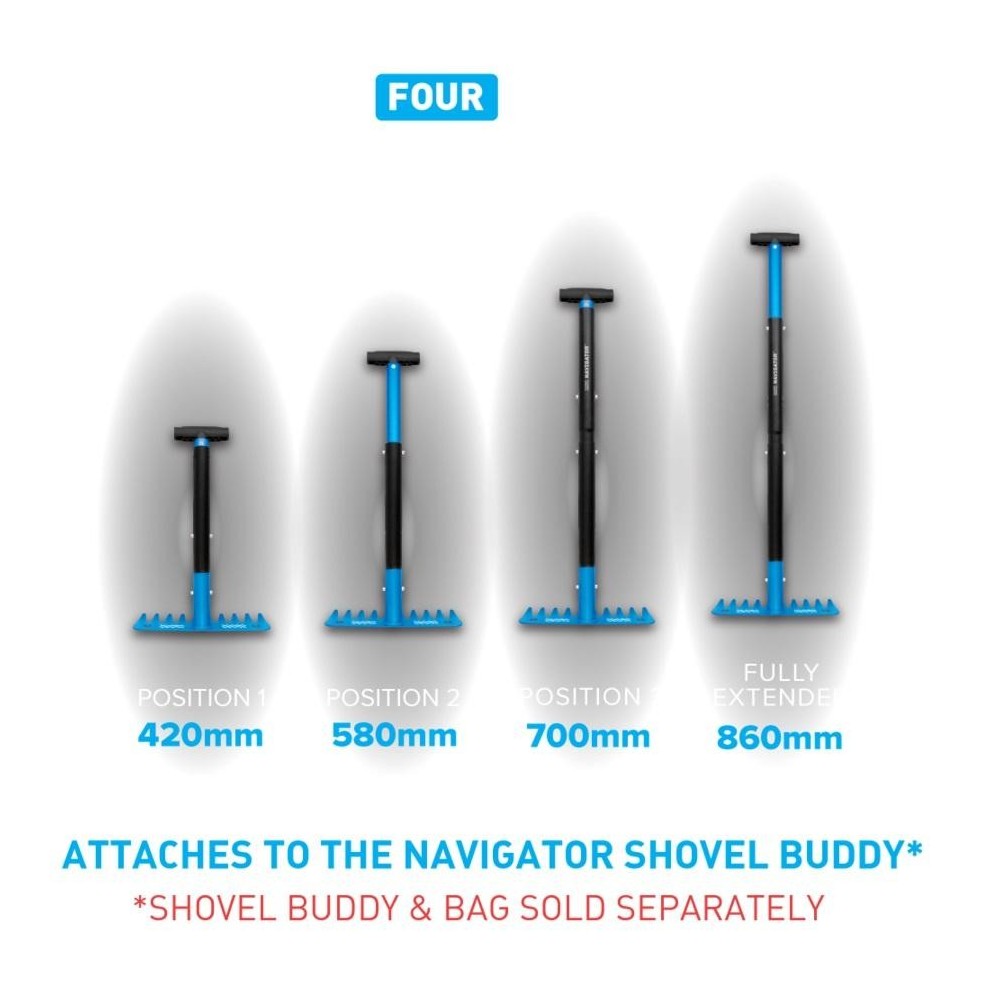RAKE BUDDY RAKE HEAD ARB : Accessoire robuste pour NAV Shovel