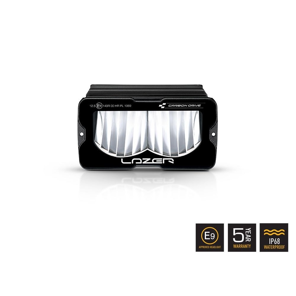 PHARE LED LAZER CARBON-2 DRIVE Jaune : Puissance et Style 4x4